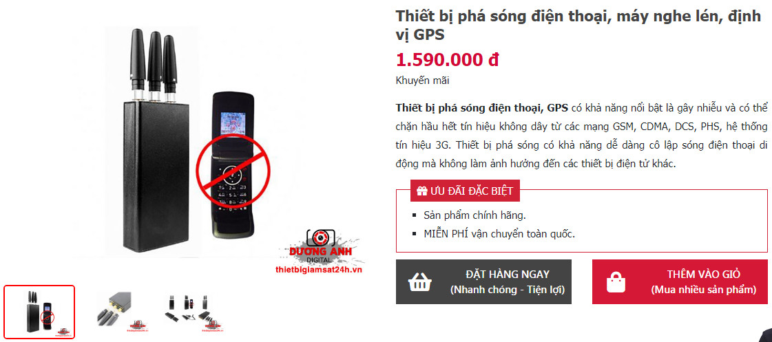 Siết chặt quản lý thiết bị gây nhiễu, phá sóng